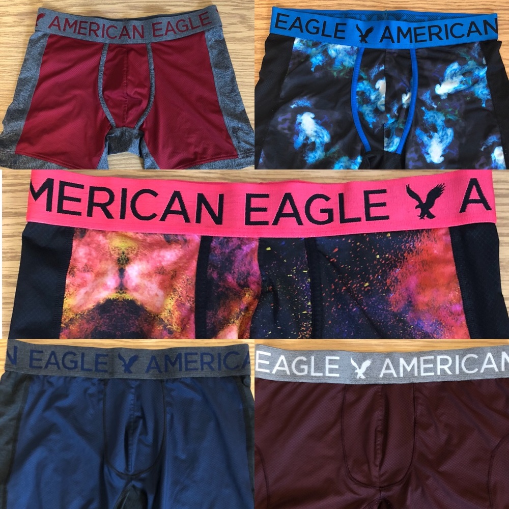 AEO Men’s Flex 6” Boxer Brief Medium (5 PAIRS)